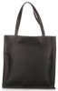 GEANȚĂ DIN PIELE shopper bag Genuine Leather negru 5013